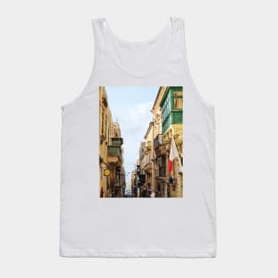 Street view of Valletta Malta Tank Top